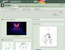 Tablet Screenshot of hetdegon.deviantart.com