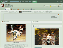 Tablet Screenshot of lilithcrimson.deviantart.com