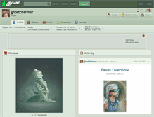 Tablet Screenshot of ghostcharmer.deviantart.com