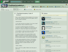Tablet Screenshot of finalheartsacademy.deviantart.com