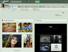 Tablet Screenshot of pis7li.deviantart.com