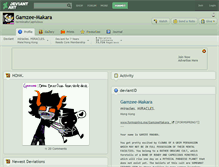 Tablet Screenshot of gamzee-makara.deviantart.com