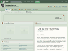 Tablet Screenshot of oxyphenisatine.deviantart.com