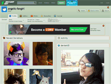 Tablet Screenshot of angelic-fangirl.deviantart.com