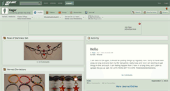 Desktop Screenshot of kagar.deviantart.com