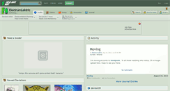 Desktop Screenshot of electrumlektric.deviantart.com