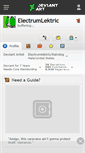 Mobile Screenshot of electrumlektric.deviantart.com