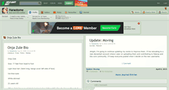 Desktop Screenshot of haraotome.deviantart.com