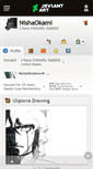 Mobile Screenshot of nishaokami.deviantart.com