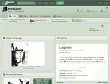 Tablet Screenshot of nishaokami.deviantart.com