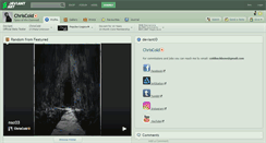 Desktop Screenshot of chriscold.deviantart.com