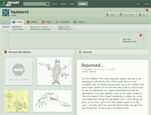Tablet Screenshot of liquidzero3.deviantart.com