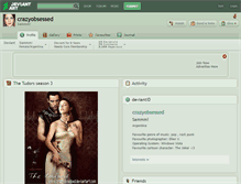 Tablet Screenshot of crazyobsessed.deviantart.com