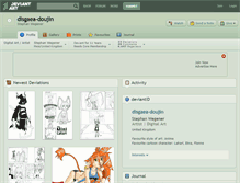 Tablet Screenshot of disgaea-doujin.deviantart.com