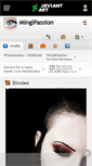 Mobile Screenshot of minglpassion.deviantart.com