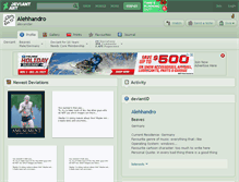Tablet Screenshot of alehhandro.deviantart.com