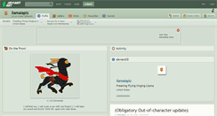 Desktop Screenshot of llamalaplz.deviantart.com