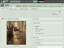 Tablet Screenshot of lornah.deviantart.com