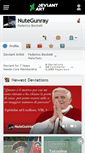 Mobile Screenshot of nutegunray.deviantart.com
