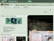 Tablet Screenshot of damzeld.deviantart.com