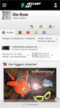 Mobile Screenshot of die-rose.deviantart.com