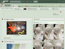 Tablet Screenshot of die-rose.deviantart.com