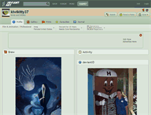 Tablet Screenshot of kiwikitty37.deviantart.com