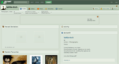 Desktop Screenshot of ladida-stock.deviantart.com
