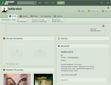 Tablet Screenshot of ladida-stock.deviantart.com