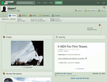 Tablet Screenshot of dipperf.deviantart.com