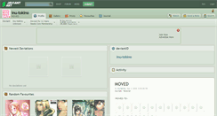 Desktop Screenshot of inu-tokino.deviantart.com