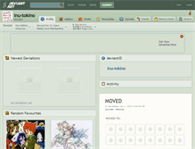 Tablet Screenshot of inu-tokino.deviantart.com
