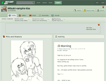Tablet Screenshot of mitsuki-vampire-kiss.deviantart.com