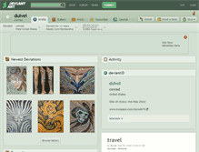 Tablet Screenshot of duivel.deviantart.com