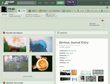 Tablet Screenshot of ma-gz.deviantart.com
