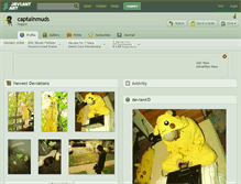 Tablet Screenshot of captainmuds.deviantart.com
