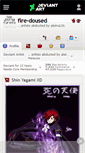 Mobile Screenshot of fire-doused.deviantart.com