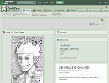 Tablet Screenshot of genkiface.deviantart.com