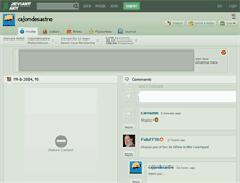 Tablet Screenshot of cajondesastre.deviantart.com