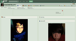 Desktop Screenshot of drop-dead-my-love.deviantart.com