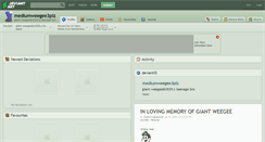 Desktop Screenshot of mediumweegee3plz.deviantart.com