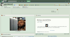 Desktop Screenshot of leann-blackwolf.deviantart.com