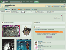 Tablet Screenshot of garbagekeeper.deviantart.com