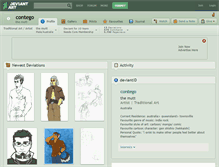 Tablet Screenshot of contego.deviantart.com