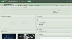 Desktop Screenshot of darkangel799.deviantart.com