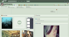 Desktop Screenshot of deathtemptress.deviantart.com