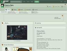 Tablet Screenshot of cherry-fairy.deviantart.com