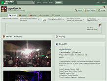 Tablet Screenshot of espaidercito.deviantart.com