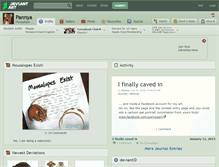 Tablet Screenshot of pannya.deviantart.com