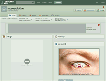 Tablet Screenshot of museevolution.deviantart.com